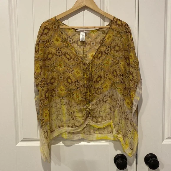 Language silk top - Picture 3 of 6